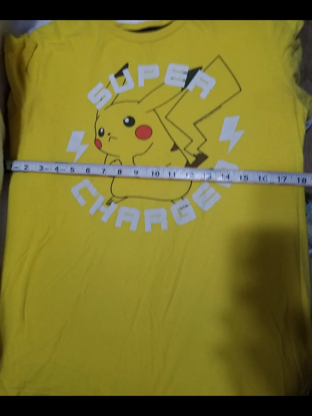 Old Navy Youth's XL Pokémon Yellow Pikachu 